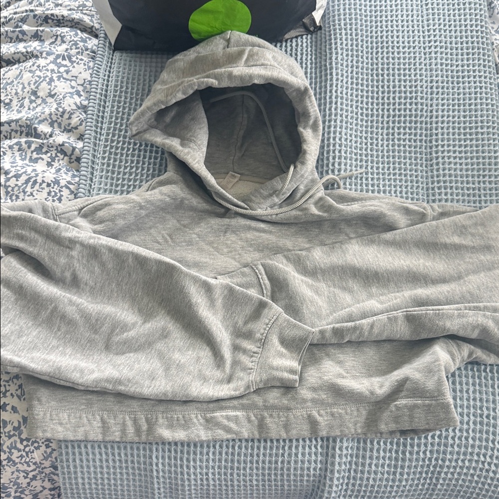 ALO Yoga Gray Women's Cropped Hoodie